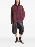 LEMAIRE four-pocket zip-up long sleeve jacket