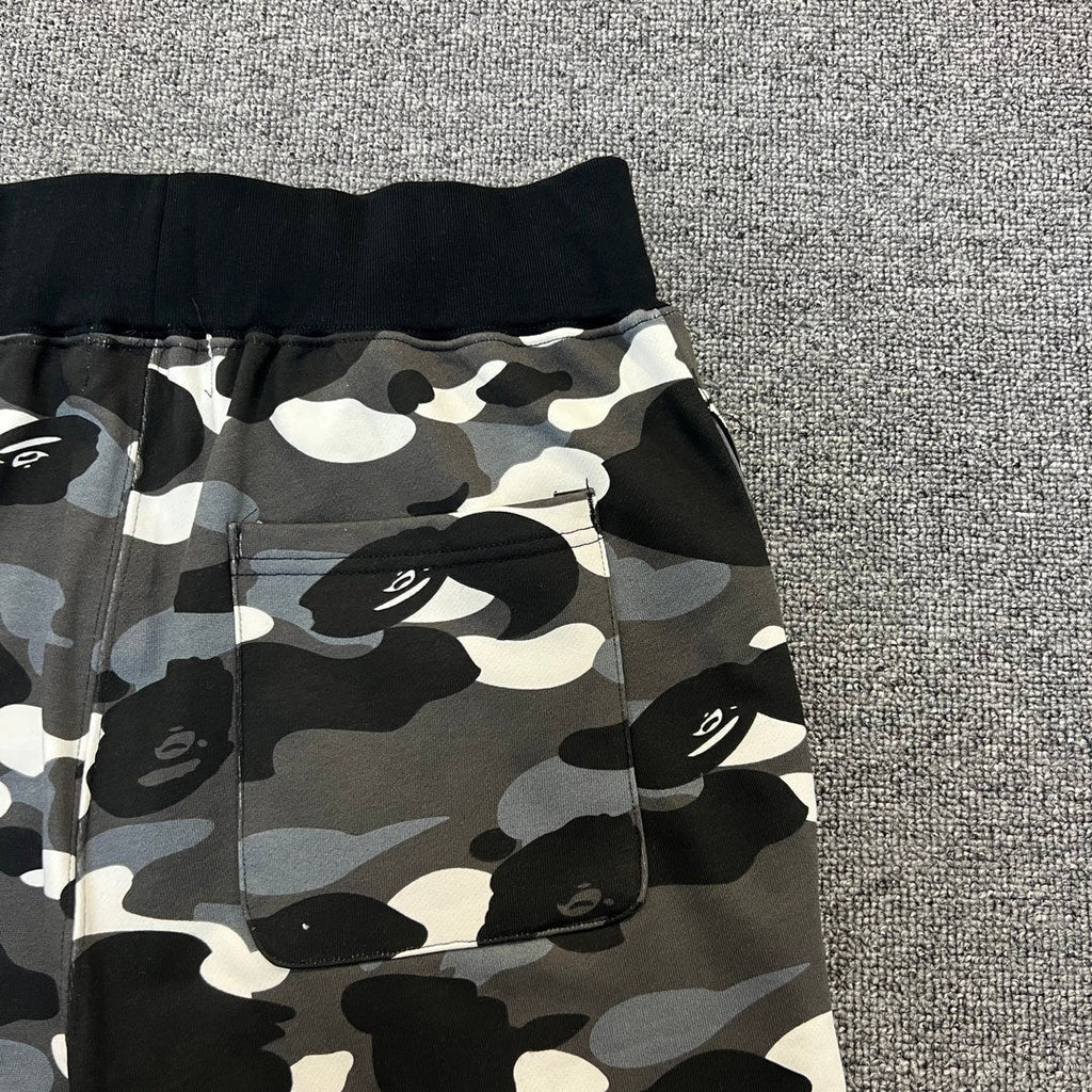 BAPE Glow-in-the-Dark City Camo Shark Shorts