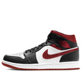 Air Jordan 1 Mid 'Black / White / Gym Red' 554724-122