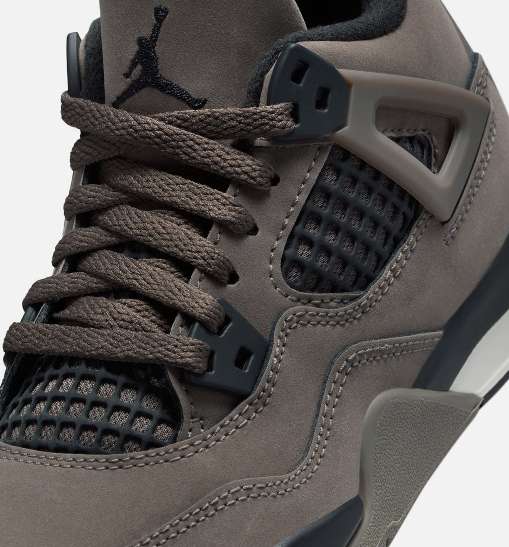 Air Jordan 4 Retro Cave Stone and Black – Preschool Lifestyle Shoe in Cave Stone/Black/Moon Particle